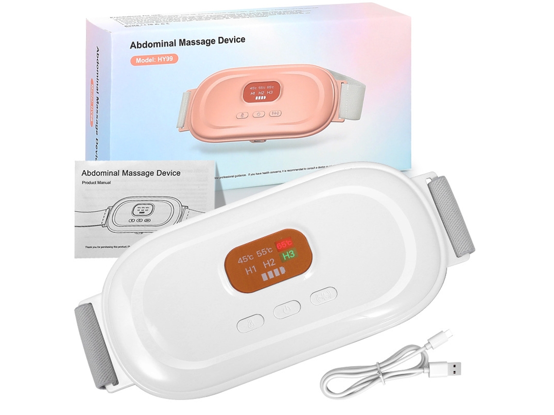Cinto Térmico para Útero com 3 Temperaturas e Vibração, Presente para Mulher, 1 Unidade para Alívio de Cólicas STELASPLEN