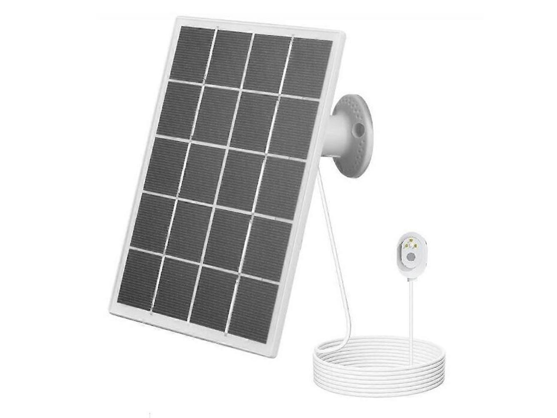 Lurelia Painel Solar Para Câmara De Segurança Arlo Pro 4/ultra 2/pro 3/ultra/pro 5s Carregador Solar Branco Multicolorido