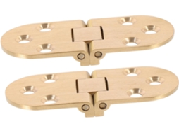 Dobradiças De Mesa Em Latão, Conjunto 2 Peças, Para Porta Armário,