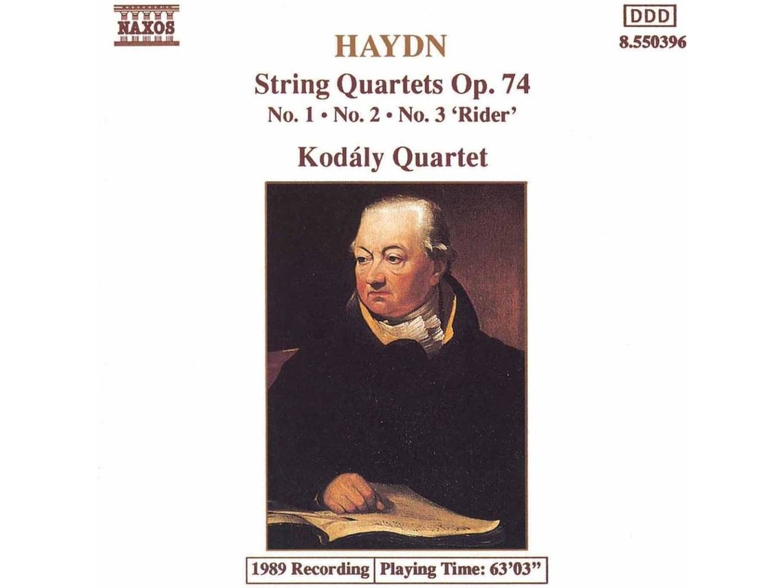 CD Haydn, Kodály Quartet - String Quartets Op. 74 (No. 1,No. 2,No. 3 'Rider')