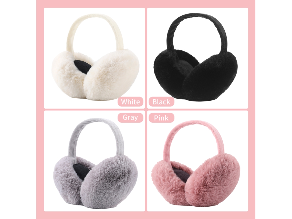 Aquecedoras De Orelha De Inverno Laxiscreed Com Forro De Lã Espessada, Dobráveis E Destacáveis Para Fácil Limpeza