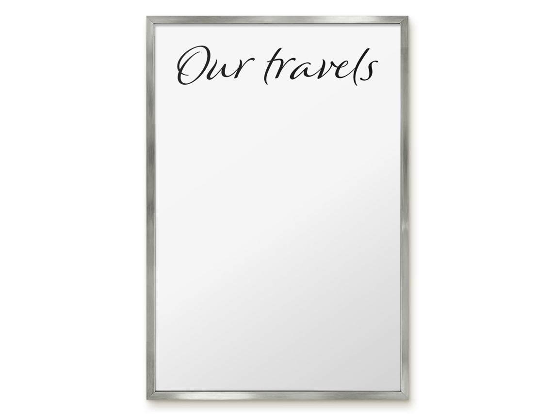 Magnetic Board Our Travels For The Living Room Espelharte (40x60 Cm)
