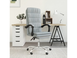 Reclining Office Chair, Reclining Office Chairs Vidaxl Cinzeto Tecido (n/a)