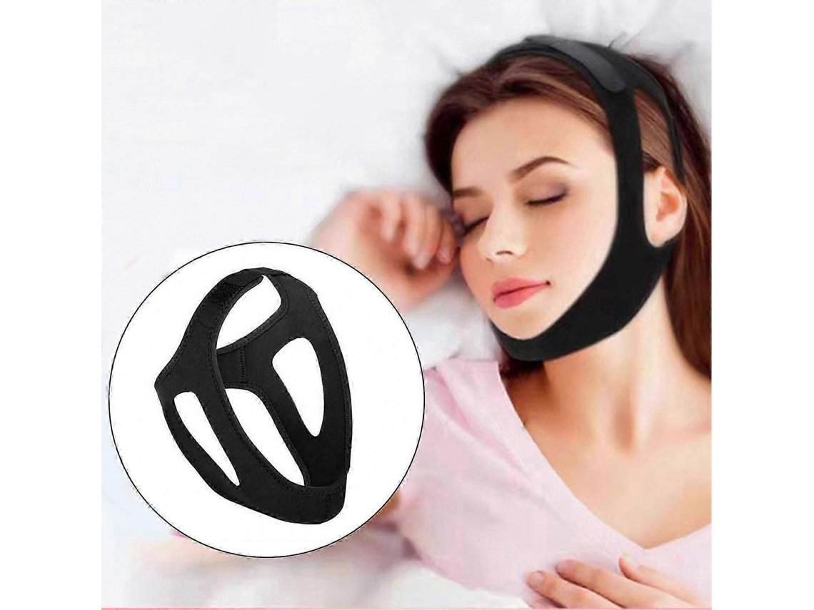 Cinta de Queixo para Auxiliar no Sono e Reduzir o Ronco, Design Ajustável e Reutilizável, Compatível com Aparelhos Cpap. TAISHENGDA
