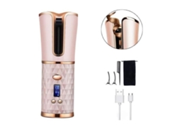 Modelador De Cachos Sem Fio, Aquecedor De Cerâmica Turmalina, Visor Digital Led, Cinza