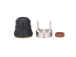 Kit de eletrodos de 3 peças, camada protetora, guia de separação e anel de vórtice para tochas de plasma das séries PTM 60 IPT 60 IPT 60 Pt40 IPT 40.