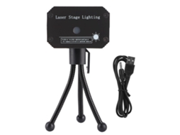 Mini Projetor De Luz De Palco Usb Com Led Ativado Por Som Para Bar, Ktv, Dj, Pub, Karaokê E Festa