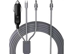 Cabo Alimentação 3 Em 1 Para Antena Satélite Mini, Usb-c E Dc 12v, 2 M