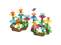 Mali brinquedos de Construção de Jardim de Flores Diy para Crianças Brincadeira Educativa