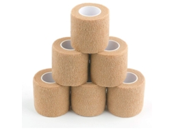 Pansement Adhésif Médical Élastique Sportif Flexible Respirant 5*450cm 6 Rouleaux Couleur Peau