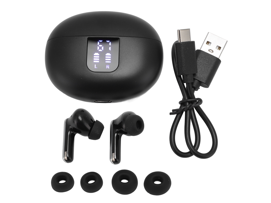 Fones de Ouvido Bluetooth 5.4 Sem Fio com Display Digital Redução de Ruído Eq Bateria Longa | S/MARCA