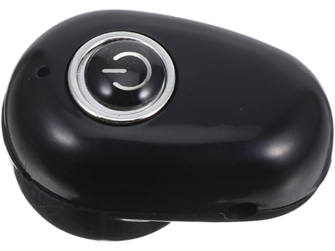 Fone De Ouvido Sem Fio Único, Preto, Plástico, Para Celular
