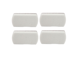 Conjunto de 4 Pedras-Pomes para os Pés com Design Ergonômico, Removedor Eficaz de Calos e Pele Morta