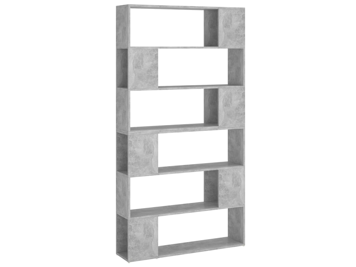 Book Cabinet Room Divider, Book Cabinet Room Dividers Vidaxl Cinzeto Madeira Processada (n/a)