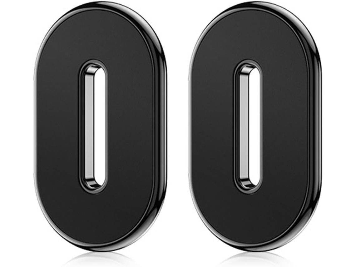 Suporte Magnético Para Celular Para Carro, 2 Unidades, Suportes Magnéticos Giratórios Em Liga Metálica Com 6 Ímãs Para Smartphones, Preto.