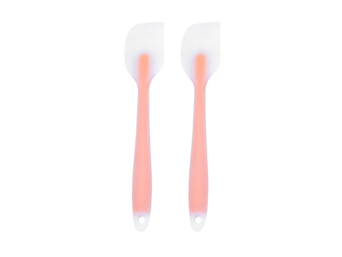 2pcs Raspador De Silicone Para Mexer