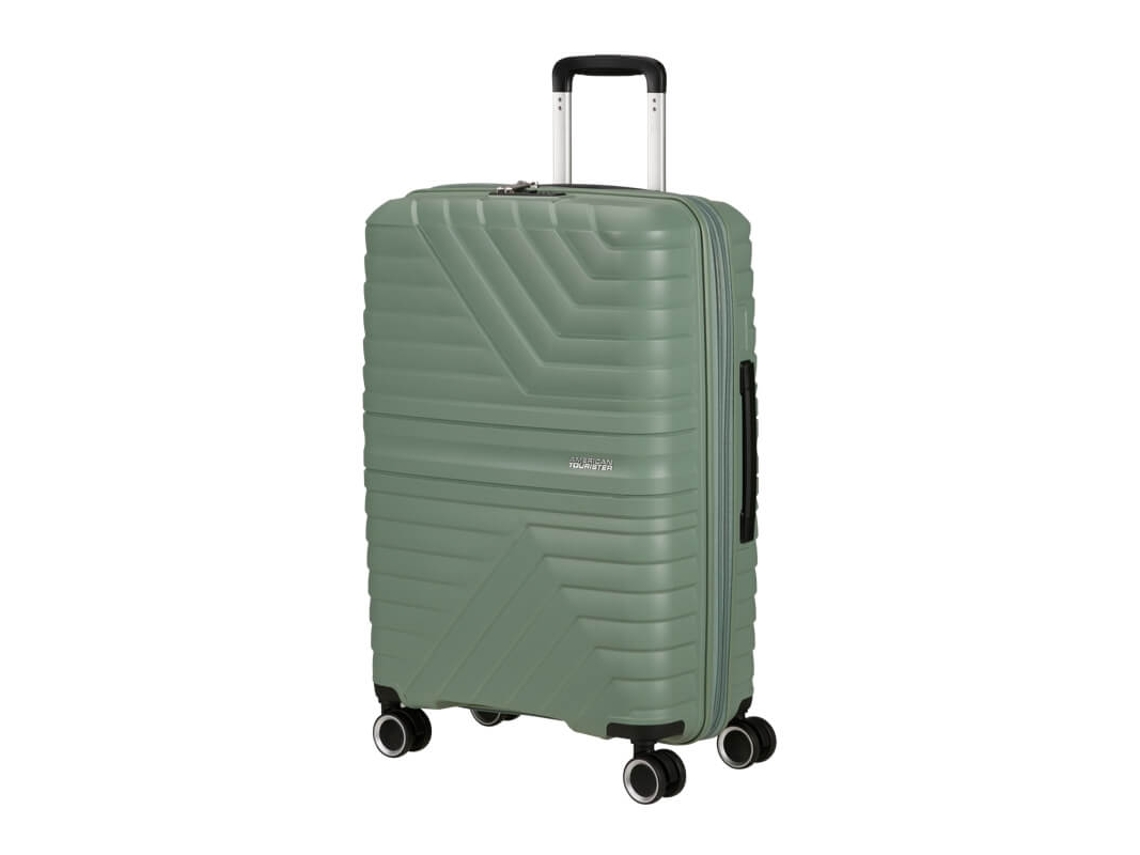 Mala Viagem Média 67cm 4r Exp. Flytwist Verde AMERICAN TOURISTER