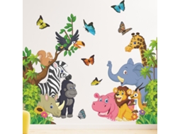 Omni conjunto de Pegatinas de Animales, Mariposas Y Aves para Decorar Paredes de Dormitorio, Sala, Cocina Y Oficina