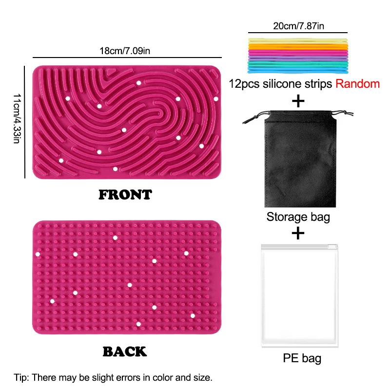 (vermelho Rosa) Brinquedo Sensorial De Silicone Para Alívio Do Estresse
