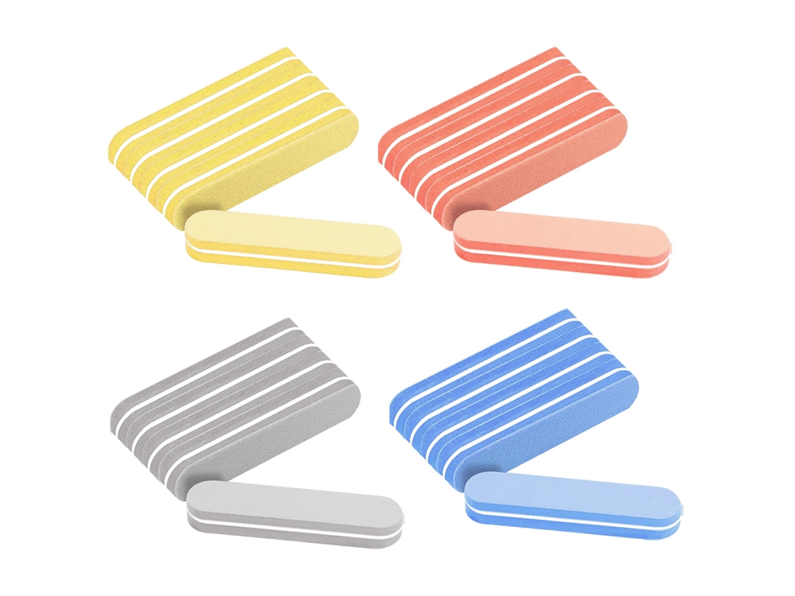 Mini Lima De Unha Limas De Unha Reutilizáveis Bloco De Proteção De Unhas De Dupla Face Para Arte De Unhas -Estilo2 ZMDECQNA