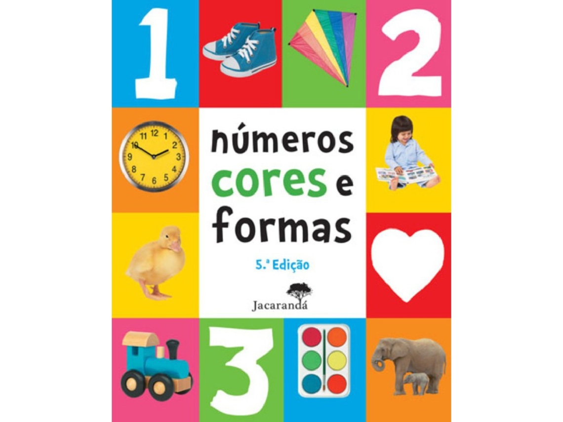 Livro 100 Primeiros - Números, Cores e Formas de Roger Priddy (Português)