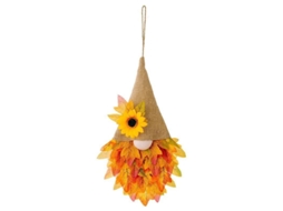 Guirlanda de Outono, Porta, Gnomo Artificial, Folhas de Maple, Halloween e Decoração | S/MARCA