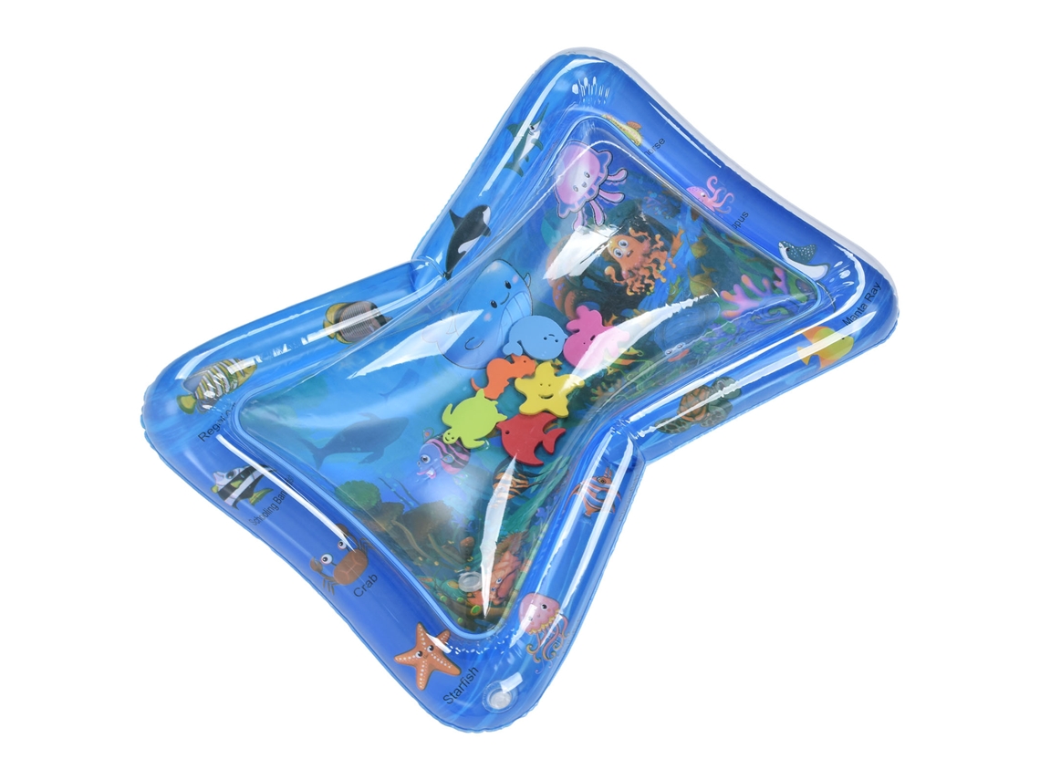 Cama flutuante inflável com listras rosa, espreguiçadeira de água, para piscina, multiuso