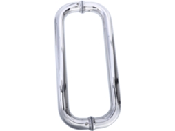 Puxador Para Porta De Box, Em Aço Inoxidável Polido Com Formato De Tubo Redondo O, Ideal Para Portas De Vidro Banheiro