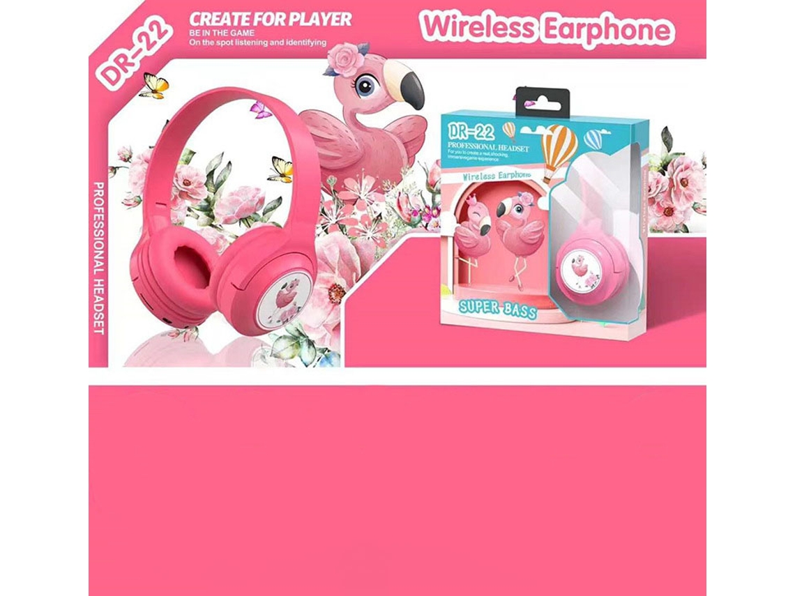 Auscultadores Bluetooth SENLIN Rosa Cisne5.0 Universal Sem Fio