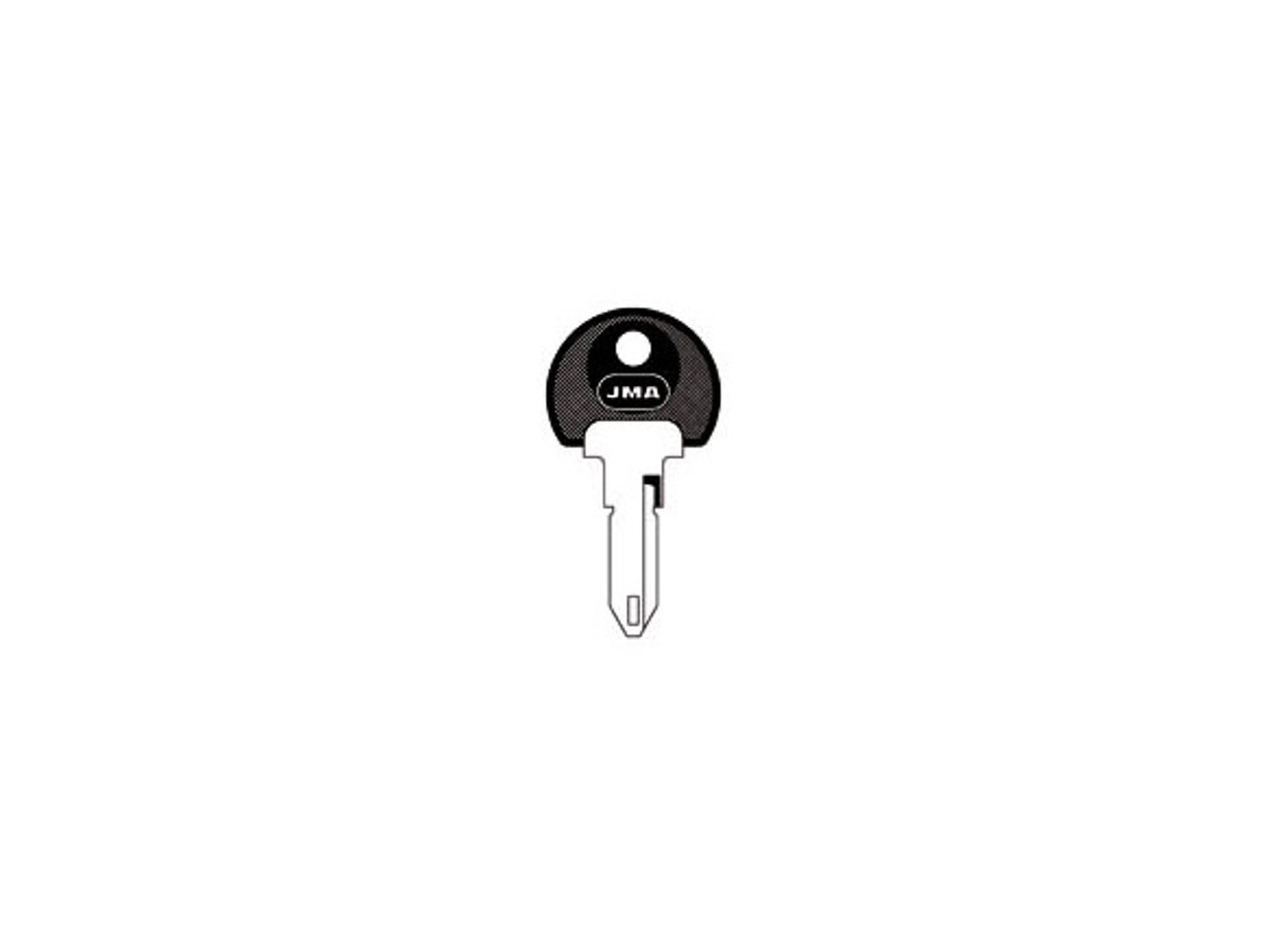 Chave Acero Vehiculo Cabeza Plastico Negro JMA