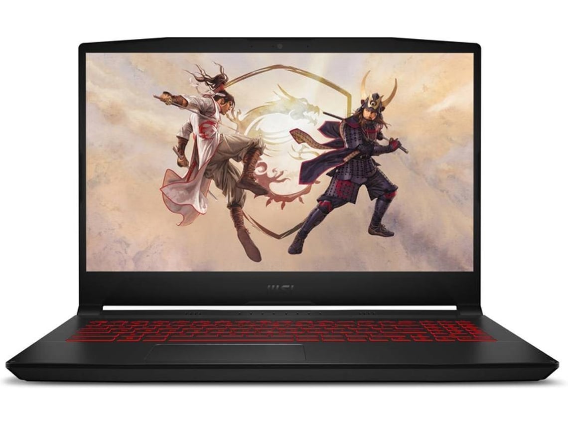 Portátil Gaming MSI GF66 Katana 11UE-488XPT (Intel Core i7-11800H - NVIDIA GeForce RTX 3060 - RAM: 16 GB - 1 TB SSD - 15.6'')