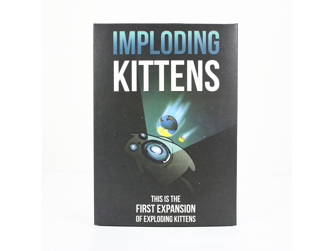 Jogo De Cartas Imploding Kittens Edição Original Completa Na Caixa De Papelão Brilvibera