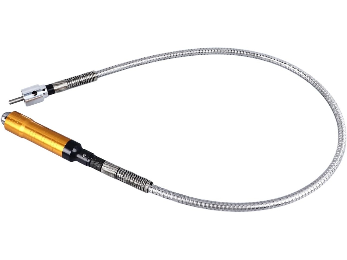 Adaptador De Eixo Flexível, Extensão De Eixo Flexível Borracha Com Conector 6mm, Mandril De Alta Concentricidade