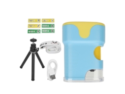Microscópio Portátil De Mão De 2.0 Polegadas 1000x Hd Recarregável Para Crianças, Interior E Exterior, Azul