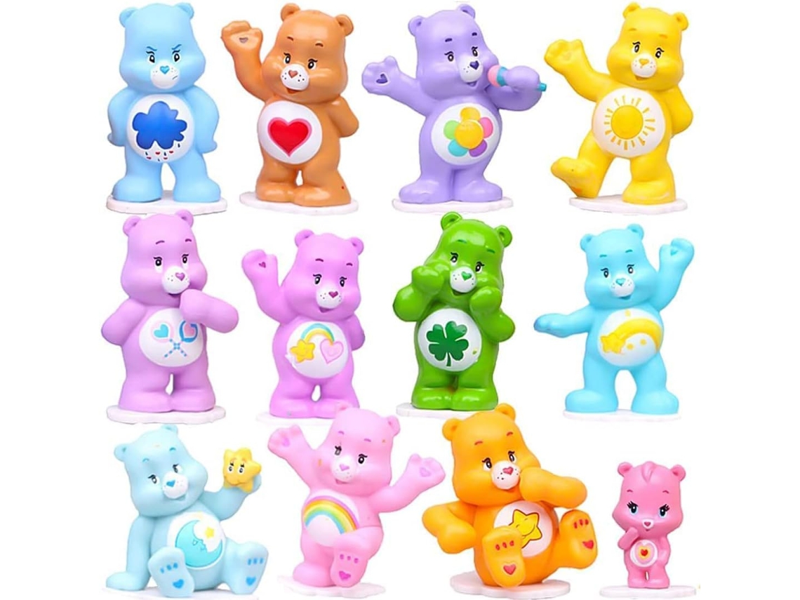 Bonecos De Anime De Urso Modelo Adorável Urso Apaixonado Pequena Estátua Estatueta Ornamento Decoração Presente Ehstmind