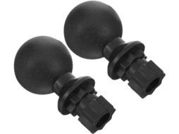 Conjunto De 2 Suportes De Vara De Pesca Leves Em Plástico Com Conector De Esfera Compacto Para Caiaque, Fácil