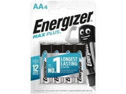 Pilhas ENERGIZER Max Plus AA E91 BP 4 (Outlet Caixa Aberta)