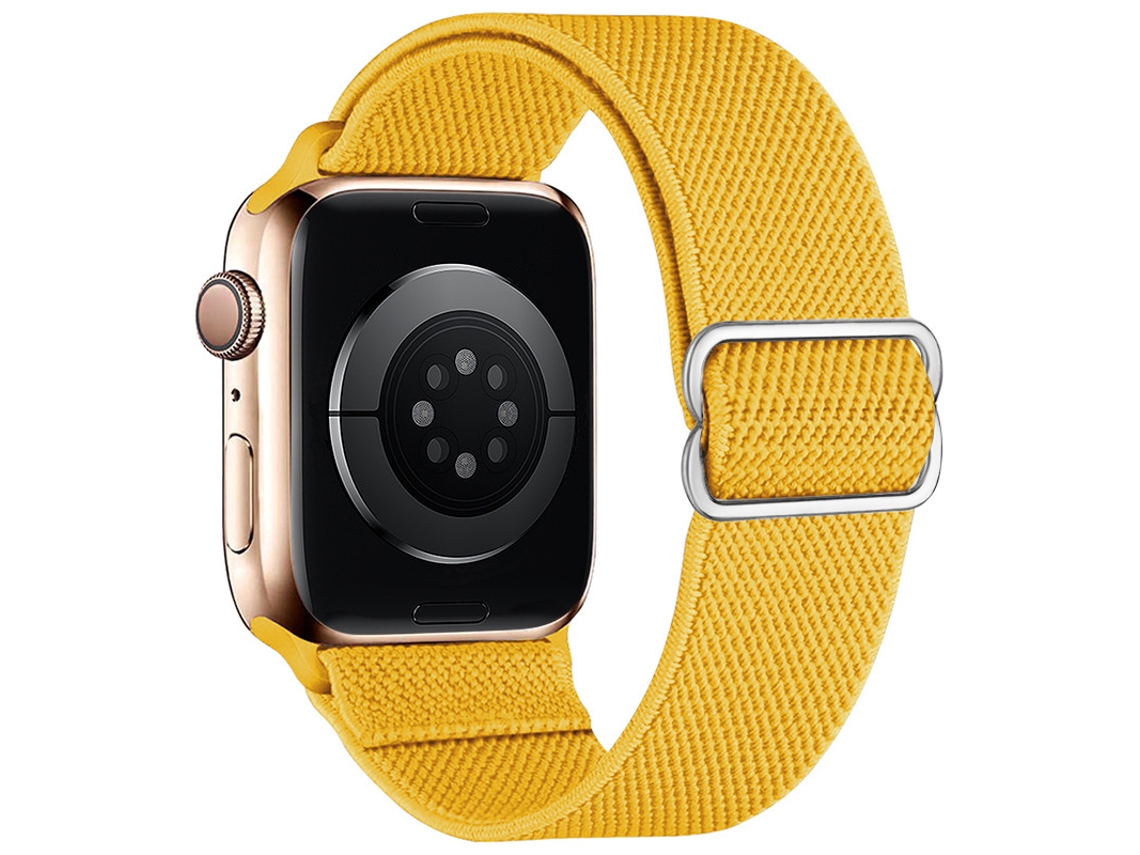 Bracelete Para Apple Watch 38/40/41/42mm Amarelo Gengibre Cuich