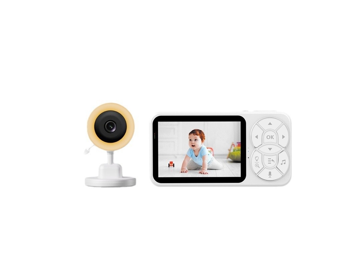 Monitor De Bebé Com Câmara E Áudio Sem Fios, Com Design Prático Elysve