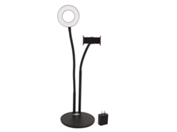 Luz Anelar Led Regulável 3 Temperaturas de Cor com Suporte para Celular para Selfie e Live Streaming | S/MARCA