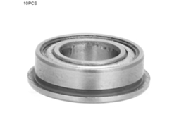 10 Peças De Rolamentos De Bola De Canal Profundo Duplo Selado Tipo Mf (mf137zz 7x13x4mm)
