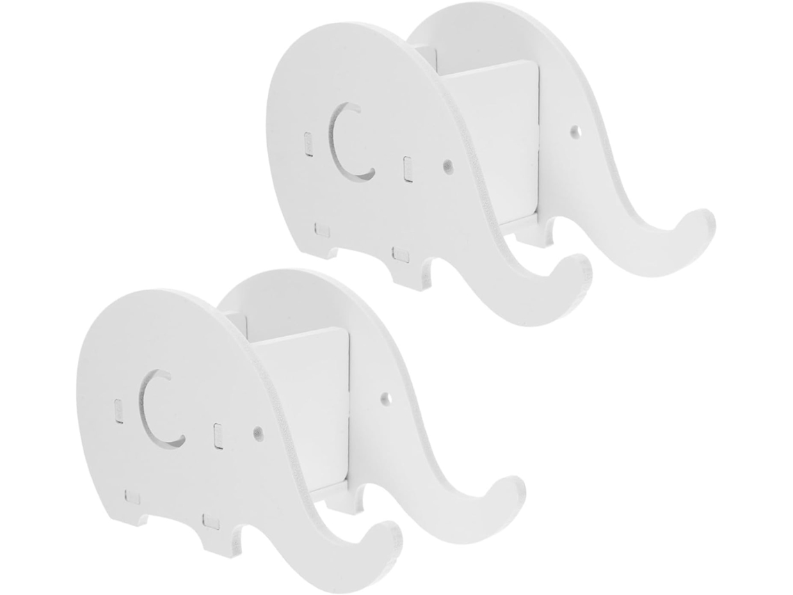 Porta Lápis Criativo Em Formato De Elefante, Feito De Plástico, Conjunto Com 2 Peças Organizador De Mesa Suporte