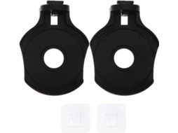 Suporte De Parede Para Dispensador Sabonete Automático Homsfou, Preto Fosco, Para Hotéis E Restaurantes, Conjunto Com 2 Unidades