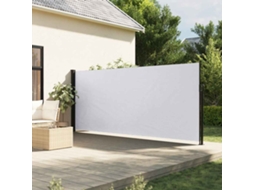 Vidaxl Toldo Lateral Retrátil 180x300 Cm Branco