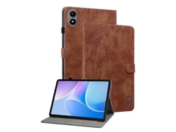 Capa de couro com estampa de tigre para tablet Webake