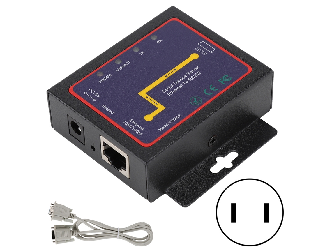 Servidor Serial LAXISCREED Rj45 Rs232 Tcp/ip