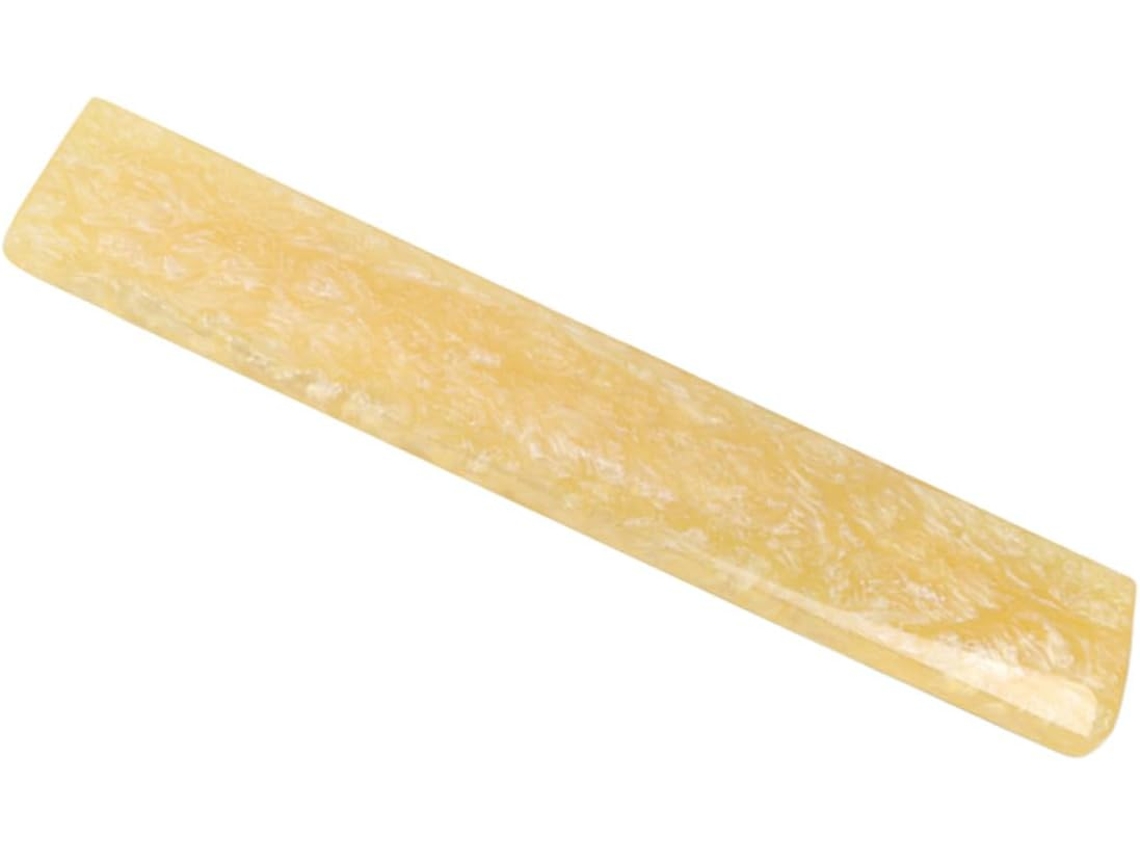 Apoio De Pulso Amarelo Para Teclado Com Suporte Ergonômico Antiderrapante Para Aliviar Dores Nas Mãos, Ideal Para Uso No Escritório Gokoco