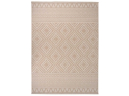 Vidaxl Tapete De Tecido Plano P/ Exterior 200x280 Cm Riscas Castanhas