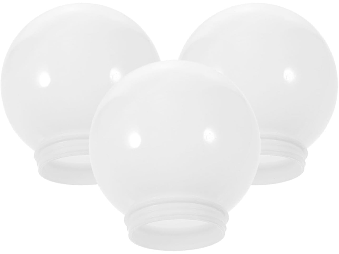 Bola de Acrílico com 150 Mm de Diâmetro, Globo Esférico Translúcido, Acessório de Reposição para Luminária. SFUSHOS