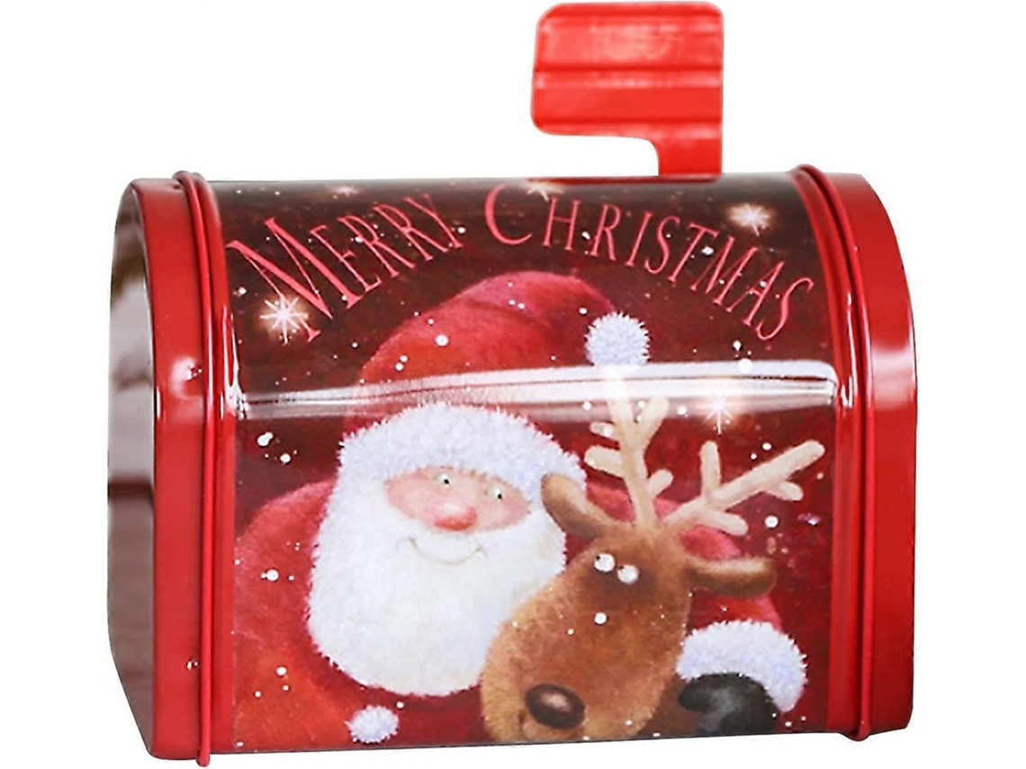 Rebe buzón de Hierro Forjado com Design de Papai Noel Decoração de Natal Criativa para Crianças